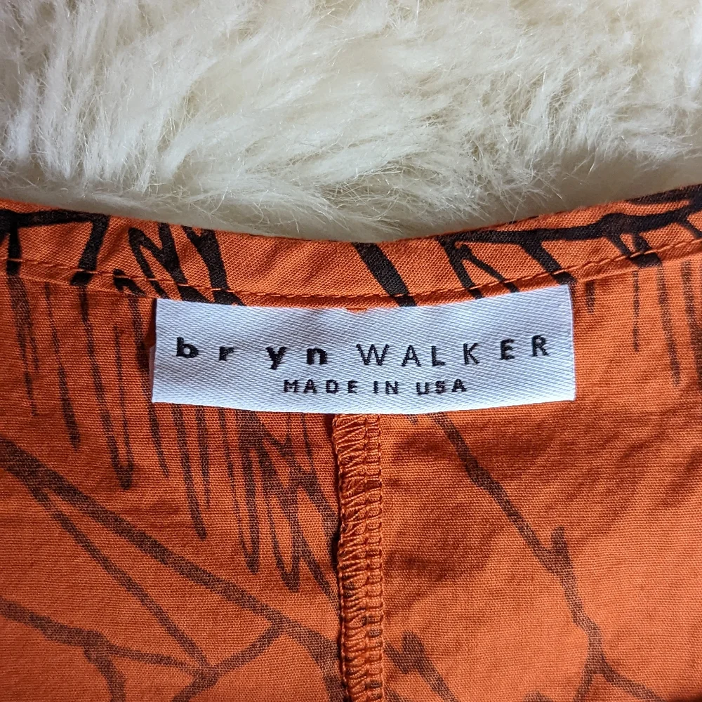 EUC Bryn Walker Don Tunic in Orange Floral